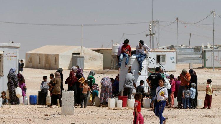 مخيم الزعتري للاجئين في الأردن  -©-Vatican-Media 2020